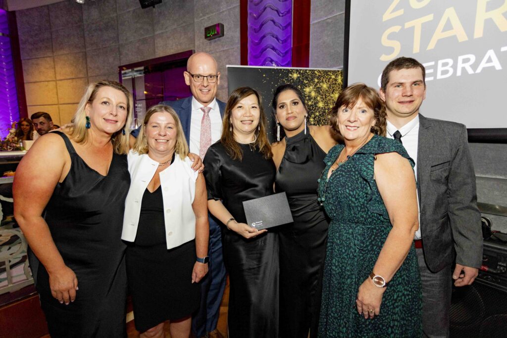 Chartwells' team from Geelong Grammar School at the Star Awards.