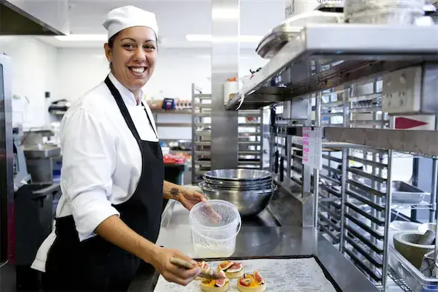 Chef working